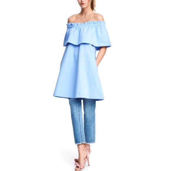 H&M Dresses & Skirts - NWOT H&M off the shoulder mini dress with pockets